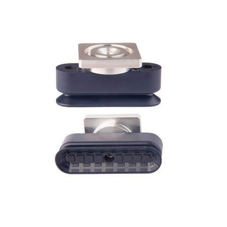 Fipa Flat vacuum cup oval 55x16 mm, NBR blue, with R-Adapt 130.55x16.145.1